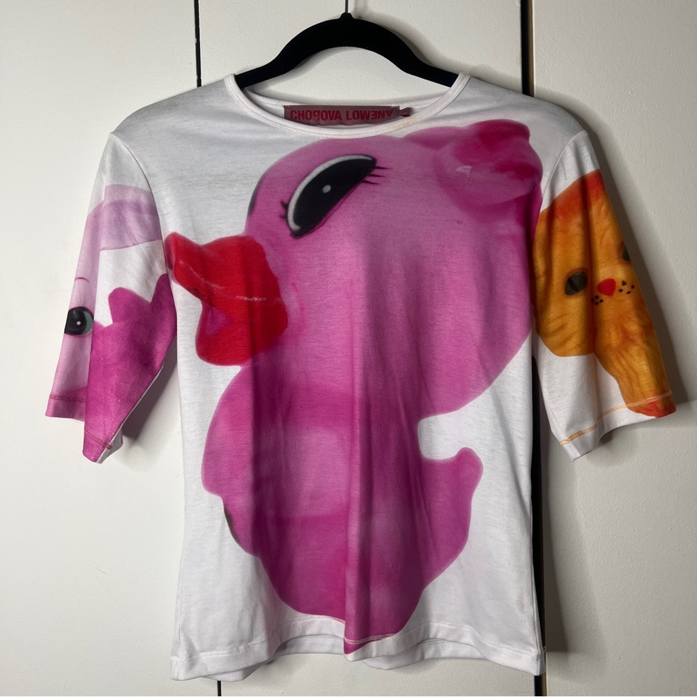 CHOPOVA LOWENA GRAPHIC TEE Multicolor size M